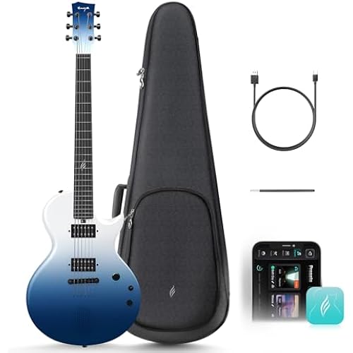 Enya Nova Go Sonic 39" Carbon Smart Electric Guitar, Built-in 10W Speaker