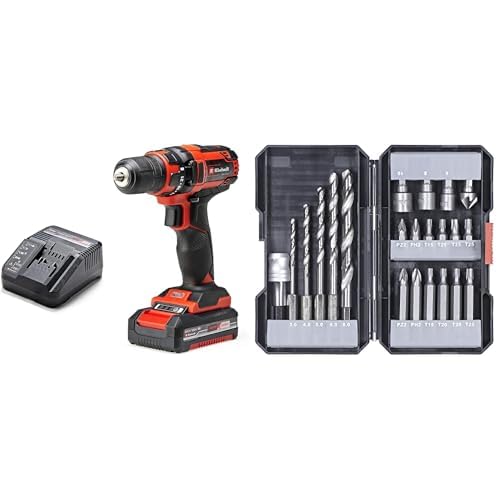 Einhell Multilijadora - TH-OS 1016. 100 W, 24.000 1/min de velocidad de oscilación, agarre suave, bolsa de filtro, extracción de polvo, incluye 1 pieza de papel de lija + Pack de 12 Abrasivos