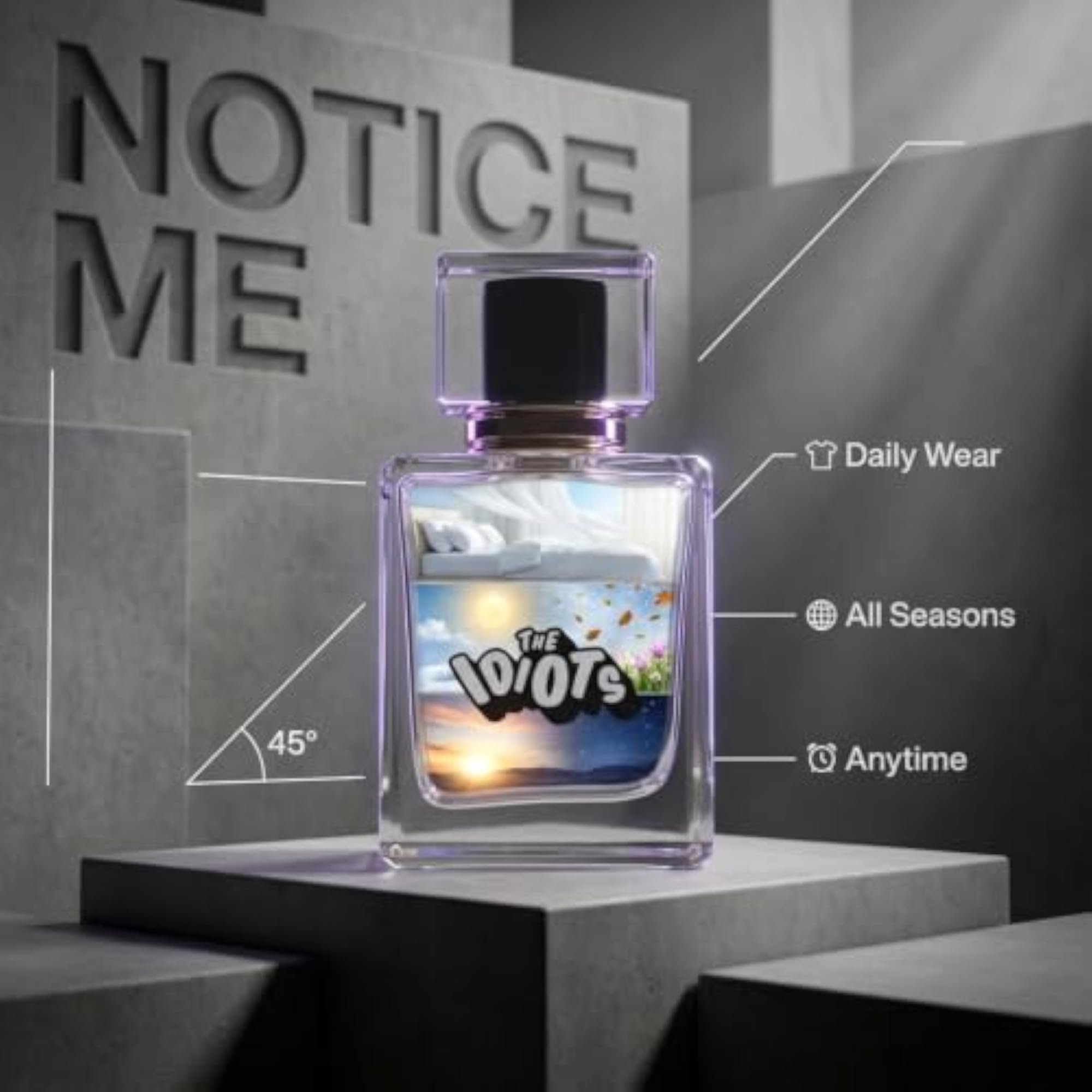 NOTICE ME Men's Eau de Parfum, Long Lasting