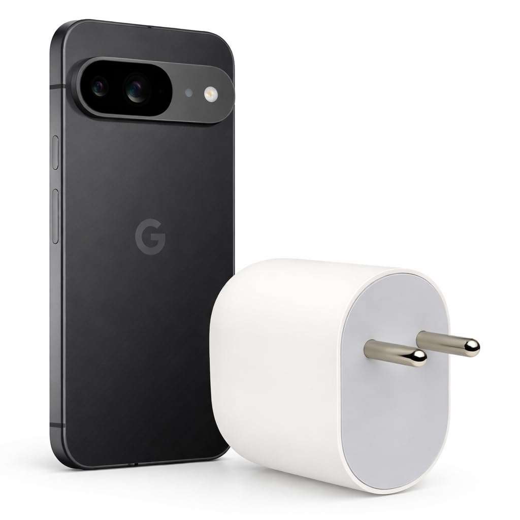 Google 45W Type-C Rapidly Charging Fast Charger for Google Pixel 10/10 Pro/10 Pro XL/10a/10 Pro Fold/9/9 Pro/9 Pro XL/9a/9 Pro Fold/8/8 Pro/8a/7/7 Pro/Tablet/Laptop/Chromebook-45Watt USB C Adapter