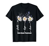 Daisy Flower Colon Cancer Awareness Shirts Gifts