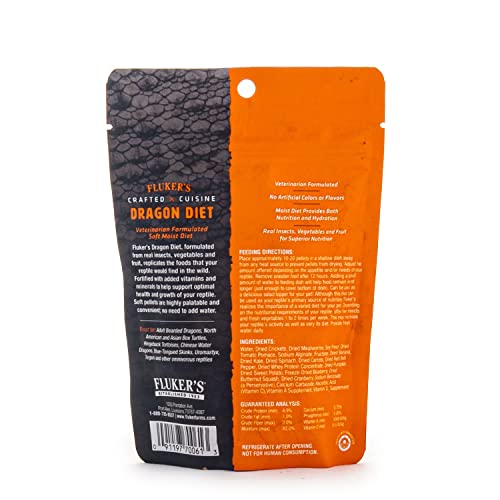 New Fluker's Crafted Cuisine Adult Bearded Dragon Diet (6.75 Oz.) #TOP1