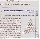  Kants naturtheoretische Begriffe (1747-1780), 1 CD-ROM Eine Datenbank zu ihren expliziten und impliziten Vernetzungen. Für Windows 95/98/2000/NT 4.0 und MacOS ab Version 7.6