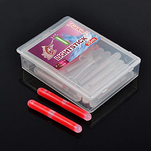 Ningbao951 Fishing Fluorescente Lightstick Light Night Float Rod Luces Dark Glow Stick Lotes útiles Suministros para la Pesca