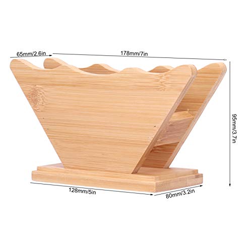 Caixa de armazenamento de papel de filtro, suporte de filtro de café seguro e não tóxico amarelo, pa