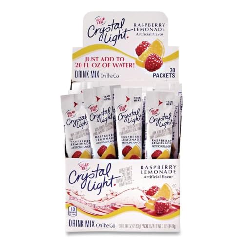 Image of Crystal Light Drink Mix - Lemonade Special, 4 Count (Variety Pack) | Lemonade & Raspberry Lemonade (2 Count Ea.) , On The Go Variety Pack