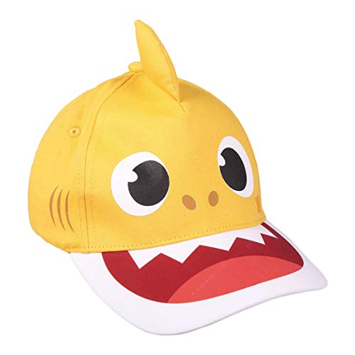 Cerdá 2200007348 Gorra Infantil Baby Shark Con Licencia Oficial Nickelodeon, Multicolor, Estándar Para Niños