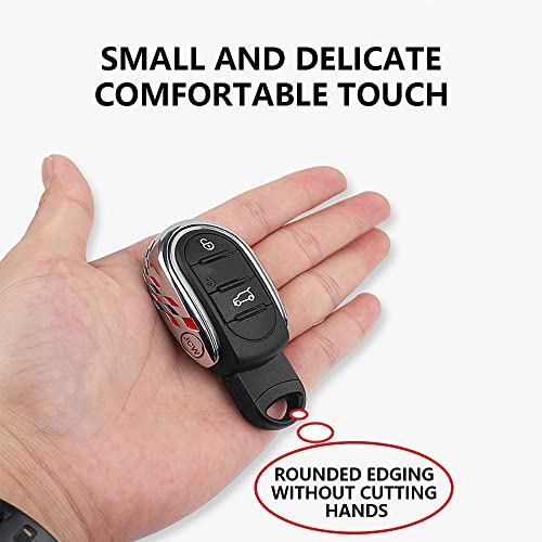 Heinmo Capa de chave para Cooper S Clubman Countryman F54 F55 F56 F57 F60 chaveiro corrente corrente
