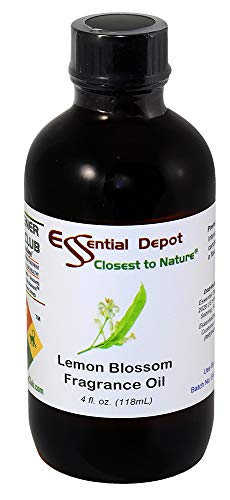 Lemon Blossom Fragrance Oil - 4 oz - Supplied in 4 oz. Amber Glass Bottle with Black Phenolic Cone Lined and Safety Sealed Cap