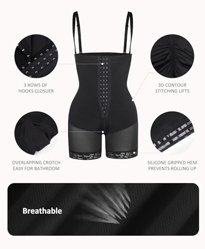 FeelinGirl Faja Body Shaper Tummy Control Shapewear for Women Butt Lifter Post Surgery Fajas Postparto Para Mujer4