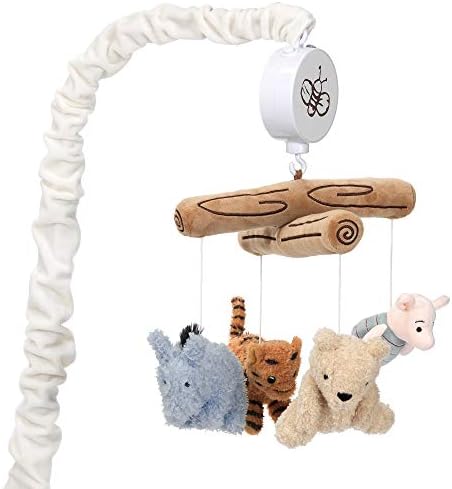 Lambs & Ivy Disney Baby Storytime Pooh Musical Baby Crib Mobile Soother Toy