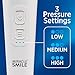 Ontel Miracle Smile Water Flosser for Teeth&Gum Health, Unique H-Shaped Flossing Head&4 Water Jets, Cordless Water Flosser Features 360° Cleaning&3 Pressure Modes, USB Rechargeable Dental Floss, White