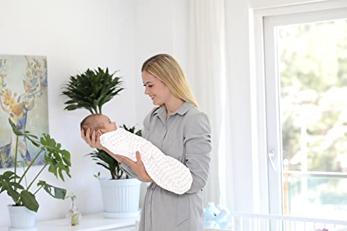 Image of BaeBae Goods Swaddle Blanket, Adjustable Infant Baby Swaddling Wrap Set of 4, Baby Swaddling Wrap Blankets for Boys and Girls Made in Soft Cotton (3-6 Months)