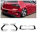 for Golf 7 GTI R GTD Mk7 2013-2017 Rear Bumper Spoiler Fog Light Cover Set