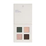 KORRES Real Color Eyeshadow Palette Forest Nudes 01 Palette de 4 ombres à paupières crémeuses naturelles mates, satinées et métalliques, enrichie en minéraux volcaniques, végétaliens, 4 g