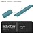 UDS Premium Quality Teal 1" x 12" Glass Liner and Trim- Blue- for Kitchen Backsplash, Bathrooms, Showers, etc