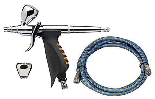Aerógrafo Iwata Neo Trigger HP-TRN1 0.35 de gatillo con tubo de aire telado Fengda 3 m conexión 1/8-1/8