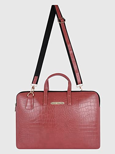 Image of Bagsy Malone Vegan Leather Unisex Laptop Bag-LB0014