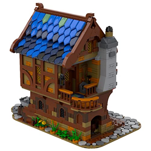 BBDI MOC-104739 - Juego de 1421 piezas de construcción medieval para construcción de bloques de construcción modular, compatible con Lego Cover