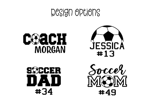 Personalized Soccer Tumbler - Laser Engraved - Vacuum Insulated - 22 Oz Tumbler With Lid And Straw - Soccer Coach Gift - Soccer Mom Tumbler - End Of Season Team Gift - Soccer Player - Soccer Dad #TOP5