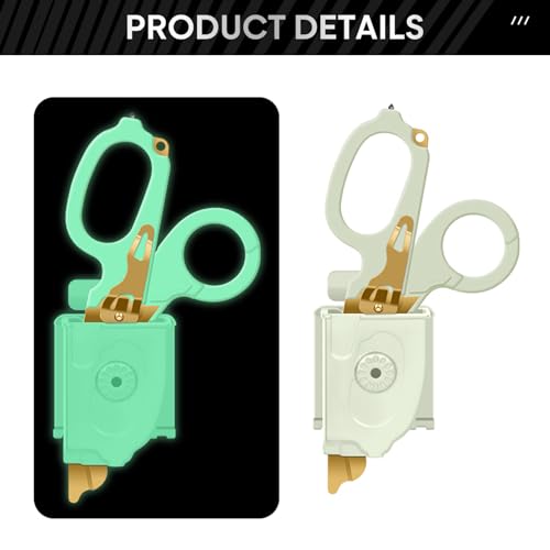 Trauma Shears Sheath Raptor Rescue Emergency Shears Sheath Stainless Steel Foldable Scissors Pliers Sheath - Image 3