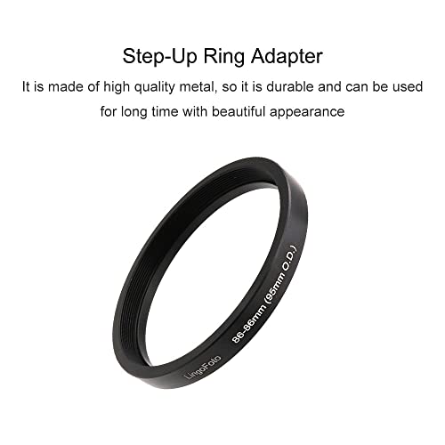 86-86/95mm adaptador Step Up para Matte Box de 95mm para lente de 86mm, compatible con filtros y tapas de lente de 44 a 82 mm miniatura 2