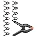 Julius Studio [12 PCS] Photography Backdrop Support Spring Clamp for Background Muslin, Canvas, Paper, Chromakey Screen, Heavy Duty Clip, Photo Studio, JSAG253