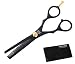 Barber Hair Thinning Shears, Hair Thinning Scissors - 5.5 inch (14cm), Black + Presentation Case