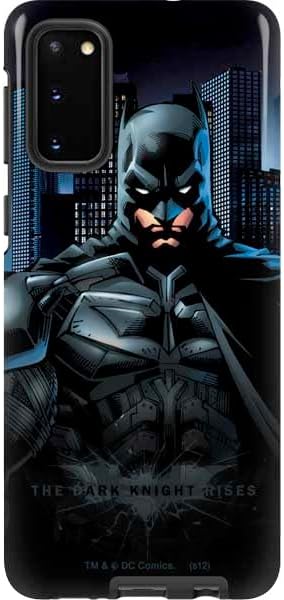 Skinit Pro Phone Case Compatible with Galaxy S20 - Officially Licensed DC Comics Batman Dark Knight Rises Poster Design