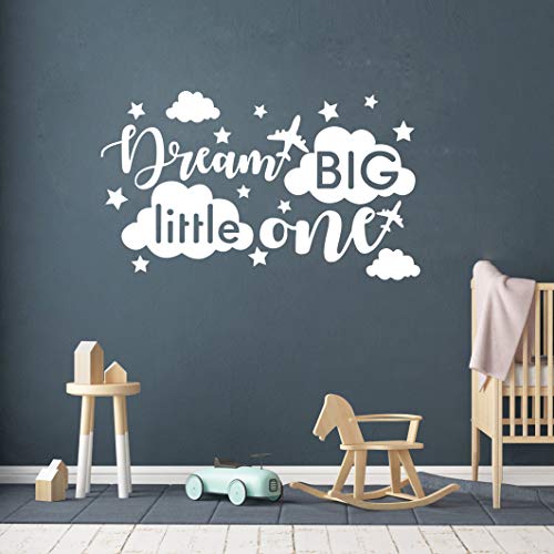 Vinilo Decorativo Quote Wall Decal Tamaño Pequeño Blanco