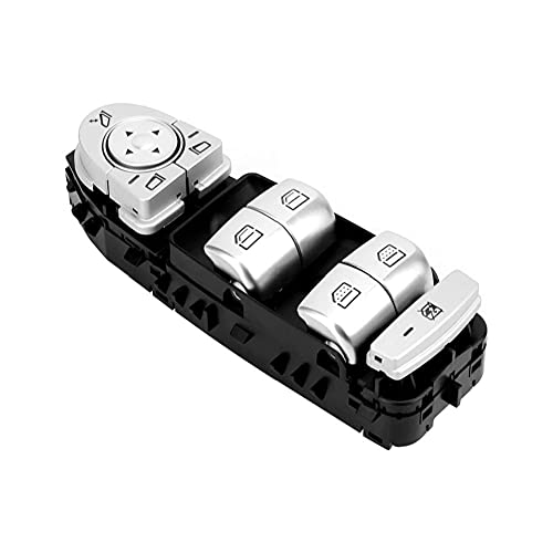 Interruptor de elevalunas Power Master para Clase C W205 S205 GLC X253 C253 Delantero Izquierda Número de comparación 2229056800 A2059056811 Cover