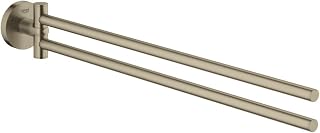 GROHE 40371EN1 Essentials Double Towel Bar, 18-Inch, Brushed Nickel