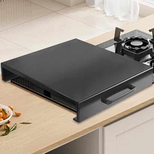 Couvercle de protection table de cuisson pour protéger les plaques et agrandir le comptoir
