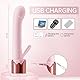 Vibrator Rabbit für Sie Klitoris und G-Punkt, vibratoren für Frauen mit 40° konstanter Temperaturheizung, 20 Vibrationsmodi, realistisches Dildo-Sexspielzeug，Anal Vibrators Sex Toy