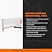 Bownet Portable Folding Soccer Goal – Pop Up Backyard & Training Soccer Net for Indoor or Outdoor Use – Easy Setup with Carry Bag – Durable Steel Frame