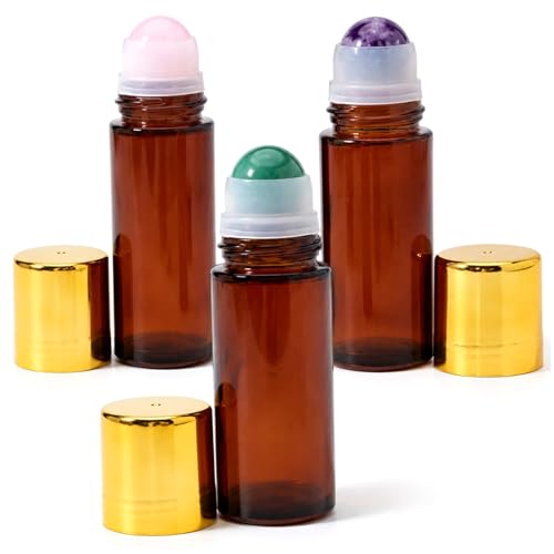 Flacons à roulettes portables de 50 ml pour huiles essentielles nomades