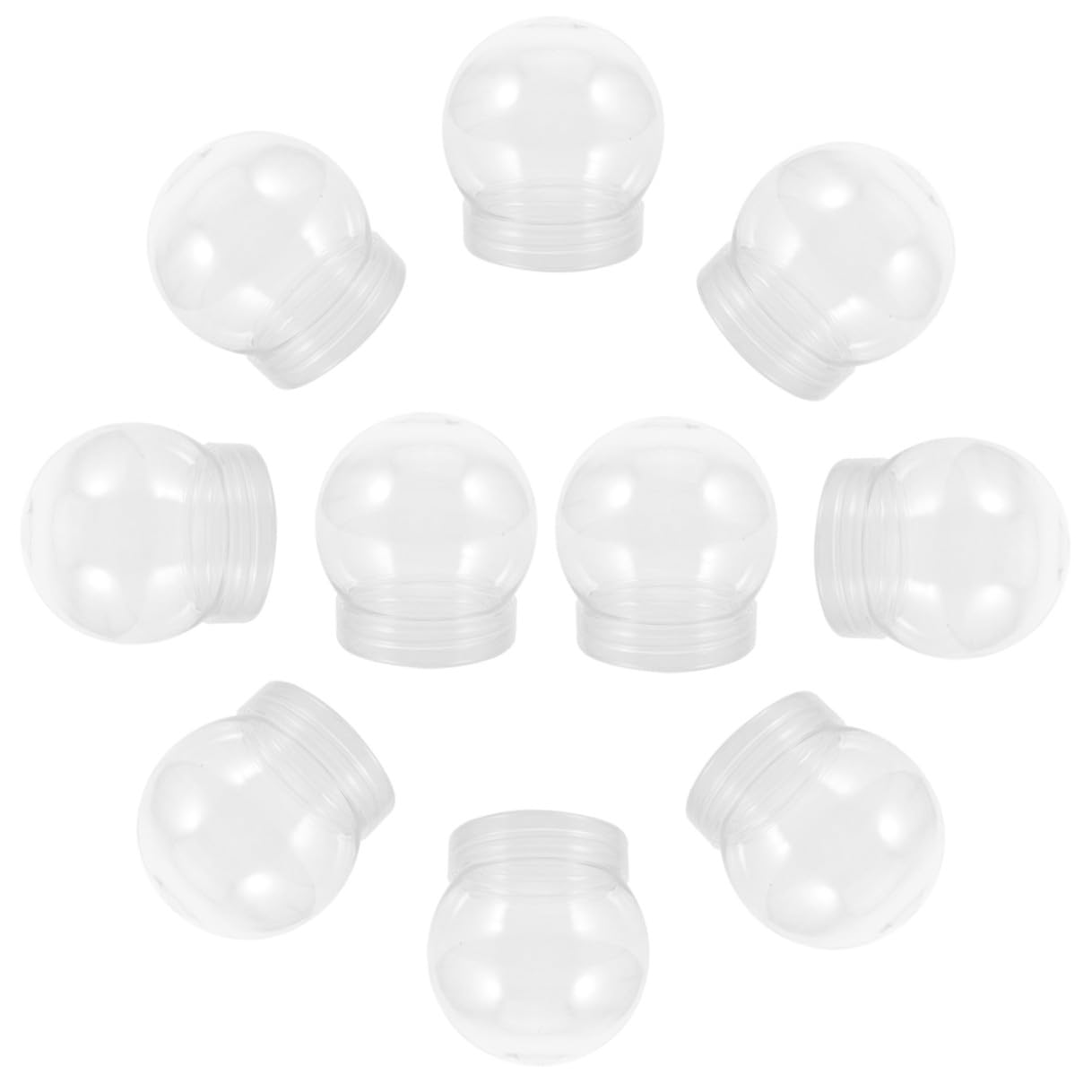 Bolas de agua caseras sin roturas usando globos de nieve navidenos Toyvian de plastico de 270 ml