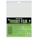 Grafix Frisket – Embalagem com 6 unidades foscas 9 x 12