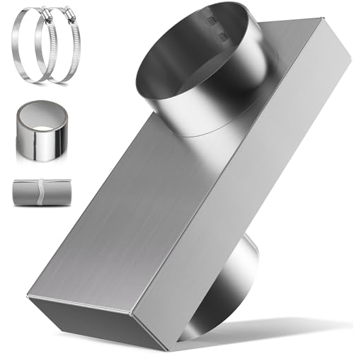 Periscope Dryer Vent 0-5 Telescoping Dryer Vent 84049 Adjustable Tight Space Low Profile Dryer Vent Connector Kit Short Small Flat Exhaust Vent Hose Close to the Wall Space-saving Replacement Vents