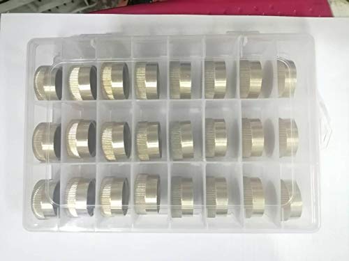 Image of YOUHO 24pcs Brass Refill Cap 1 LB Propane Bottle Cap Gas Tank Cylinder Sealed Protection