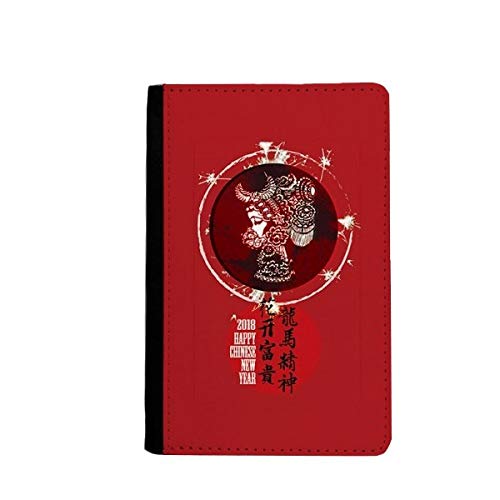 Porte-passeport de voyage multicolore printemps Nouvel An 3.7x5.8