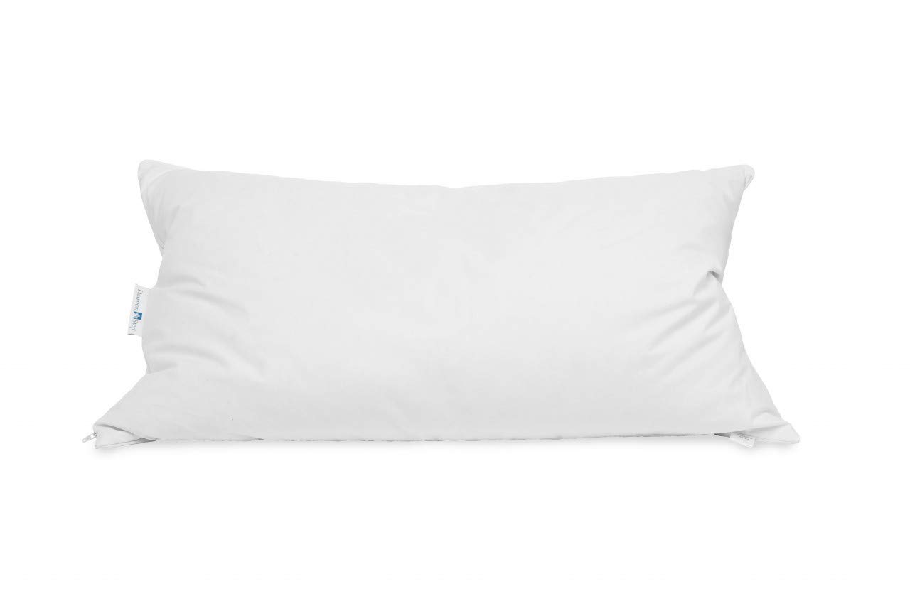 Daunen Step Cuscino con nucleo Perla Cirmolo | 50x80 cm - standard Italia | Classic - Per chi dorme di schiena o di lato
