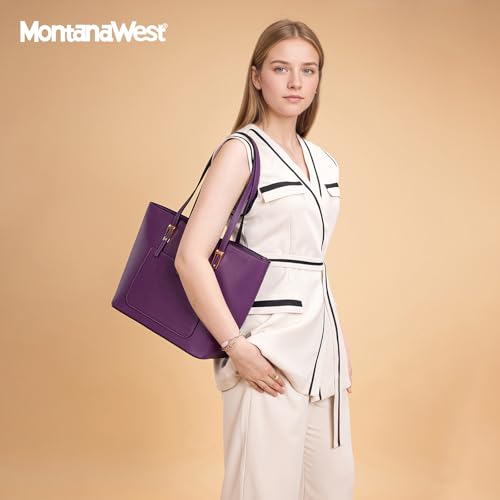 Image of Montana West 3PCS Purses for Women Tote Bag and Wallet Set Shoulder Satchel Handbags