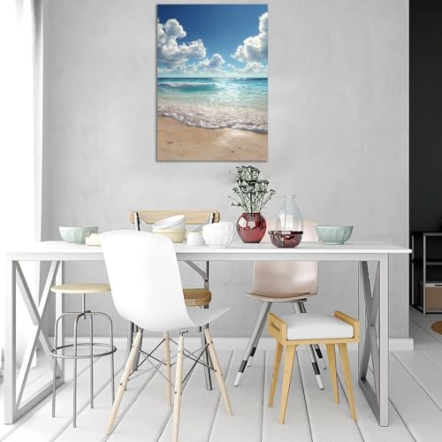 Tableau plage et mer impression sur toile haute définition - 2