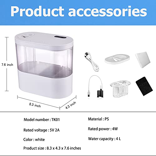 JIUBILAI CO Mini Desktop Betta Aquarium Starter Kit #TOP22