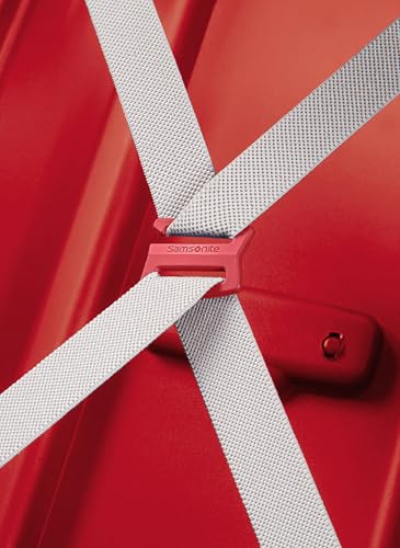 Samsonite S'Cure - Spinner M Koffer, M (69 cm), 79 L, Rot (Crimson Red)