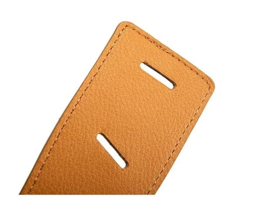 Women's Wide Leather Corset Belt Bowknot Leisure Belts For Ladies Wedding Dress Sweater Waistband 120cm For Jeans Pants Dress(Dark Brown)4