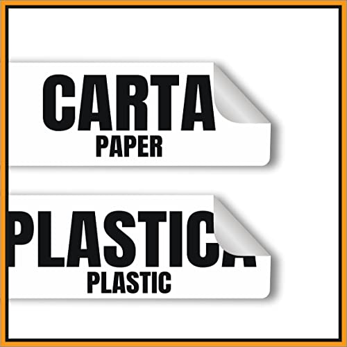 Mr Pubblicità 5 Adesivi Raccolta Differenziata