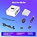 128GB (9680 Hours) Voice Recorder with Triple Noise Reduction, MDalong Voice Activated Recorder with Outside Speaker, 3072kbps HD MP3 Audio Recorder for Work, Lectures, Black
