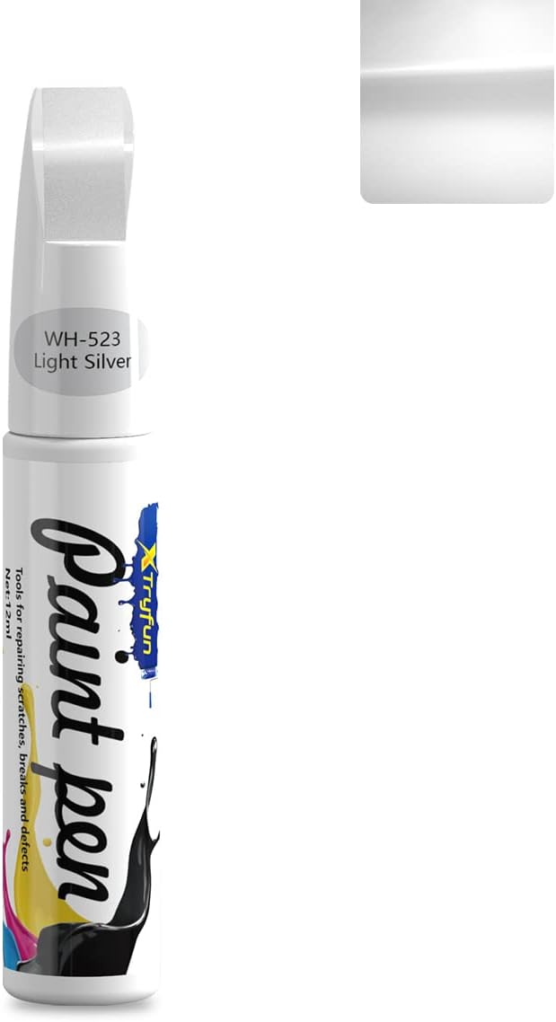Touch Up Paint for Cars Paint Scratch Repair (Light Silver)